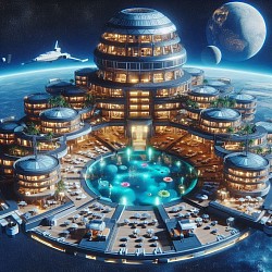 Hotel als Raumschiff als Bild-Lizenz-4-by Luxdesign69.com-900€